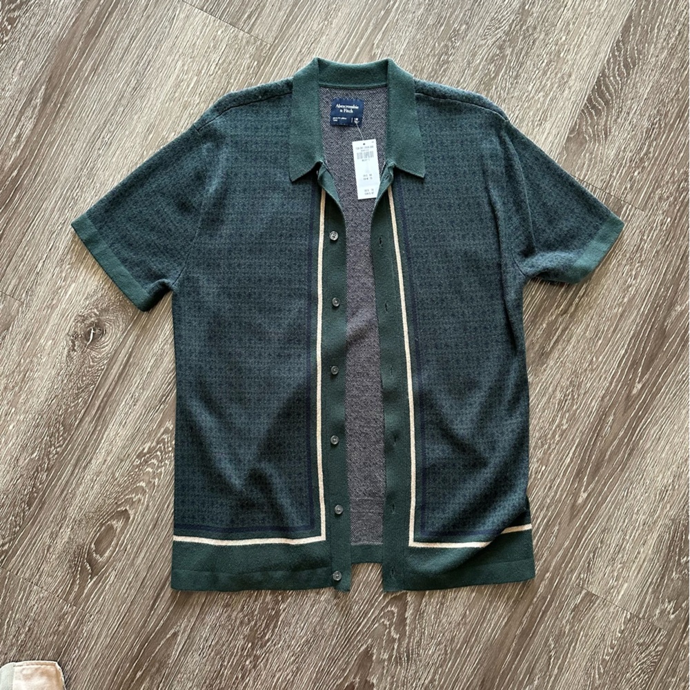 Abercrombie & Fitch Knit Polo Button Down
